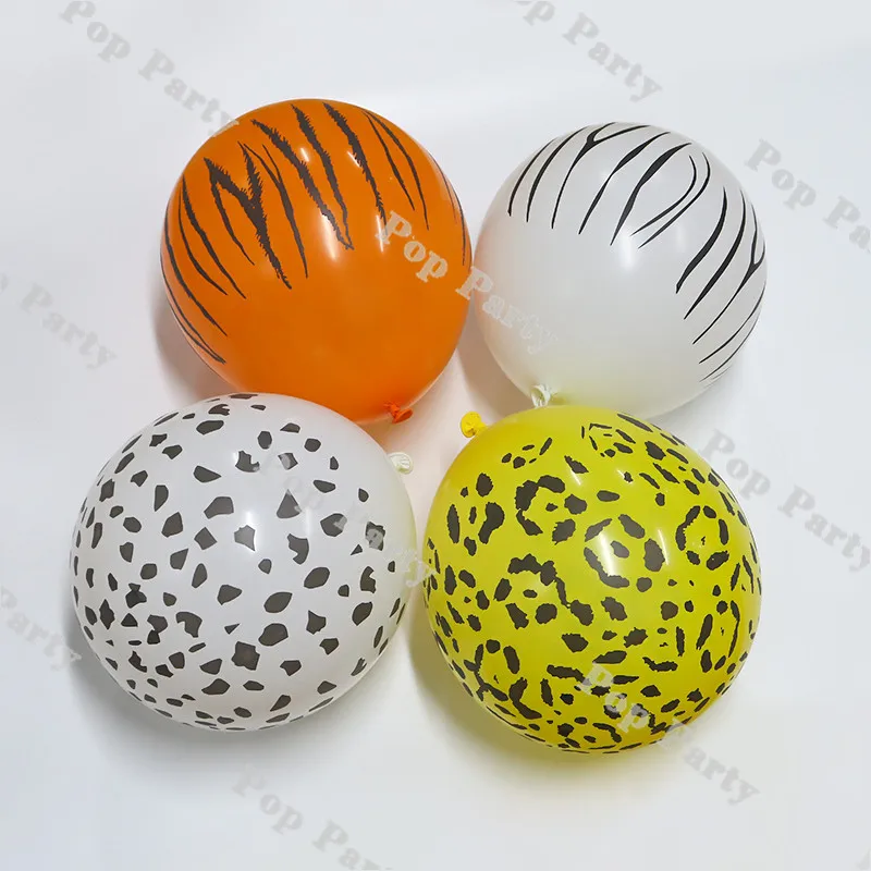 10pcs Animal Print Balloon 12