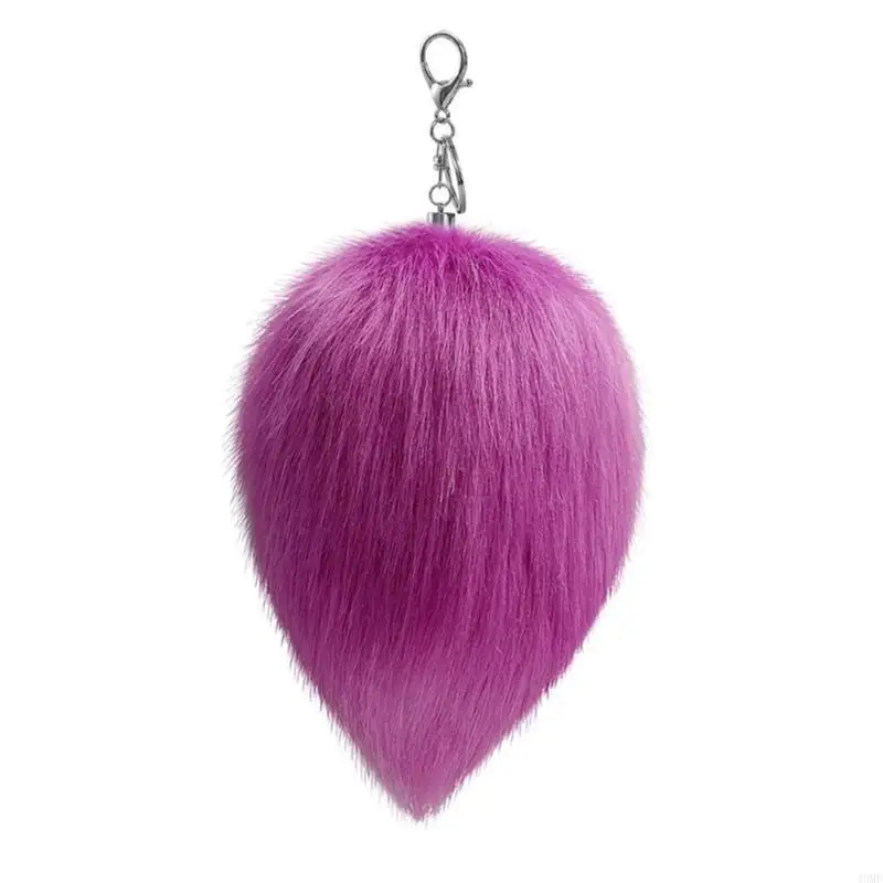 49mfぬいぐるみチャームキーチェーンアニマルテールペンダントキーチェーンキーホルダー財布チャームキーチェーン装飾キーリングペンダント