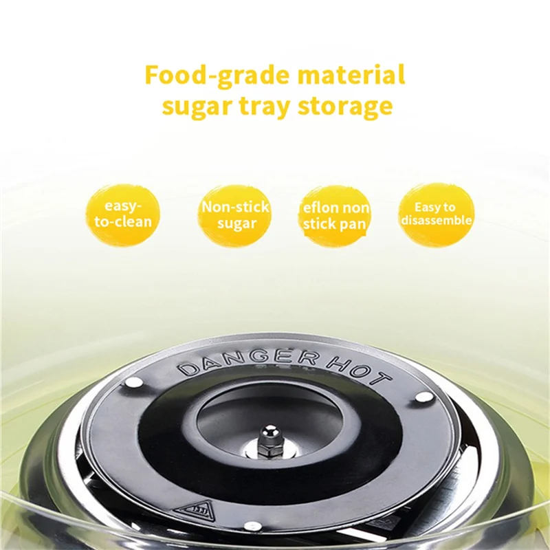 A74G-Electric DIY Sweet Cotton Candy Maker Marshmallow Machine Sugar Floss Machine Festival Party US Plug