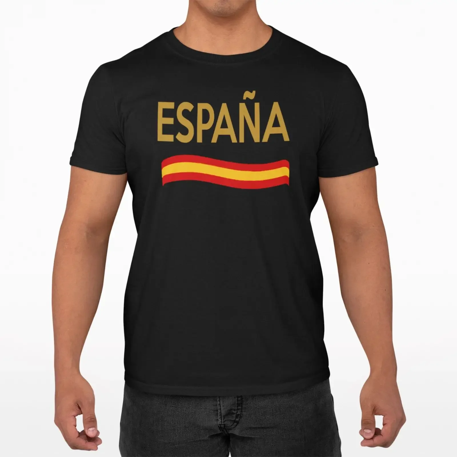 Camiseta de España Para hombre o mujer Envíos Gratis desde vintage Washed homme streetwear Breathable Stretched Stylish Soft