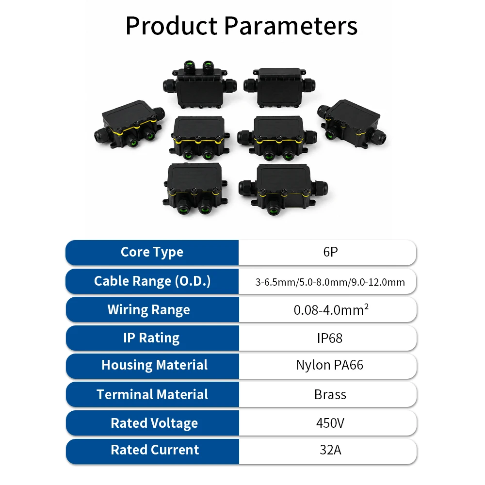 IP68 Waterproof Junction Box 2 - Outdoor Lighting Electrical Box 评论和价格