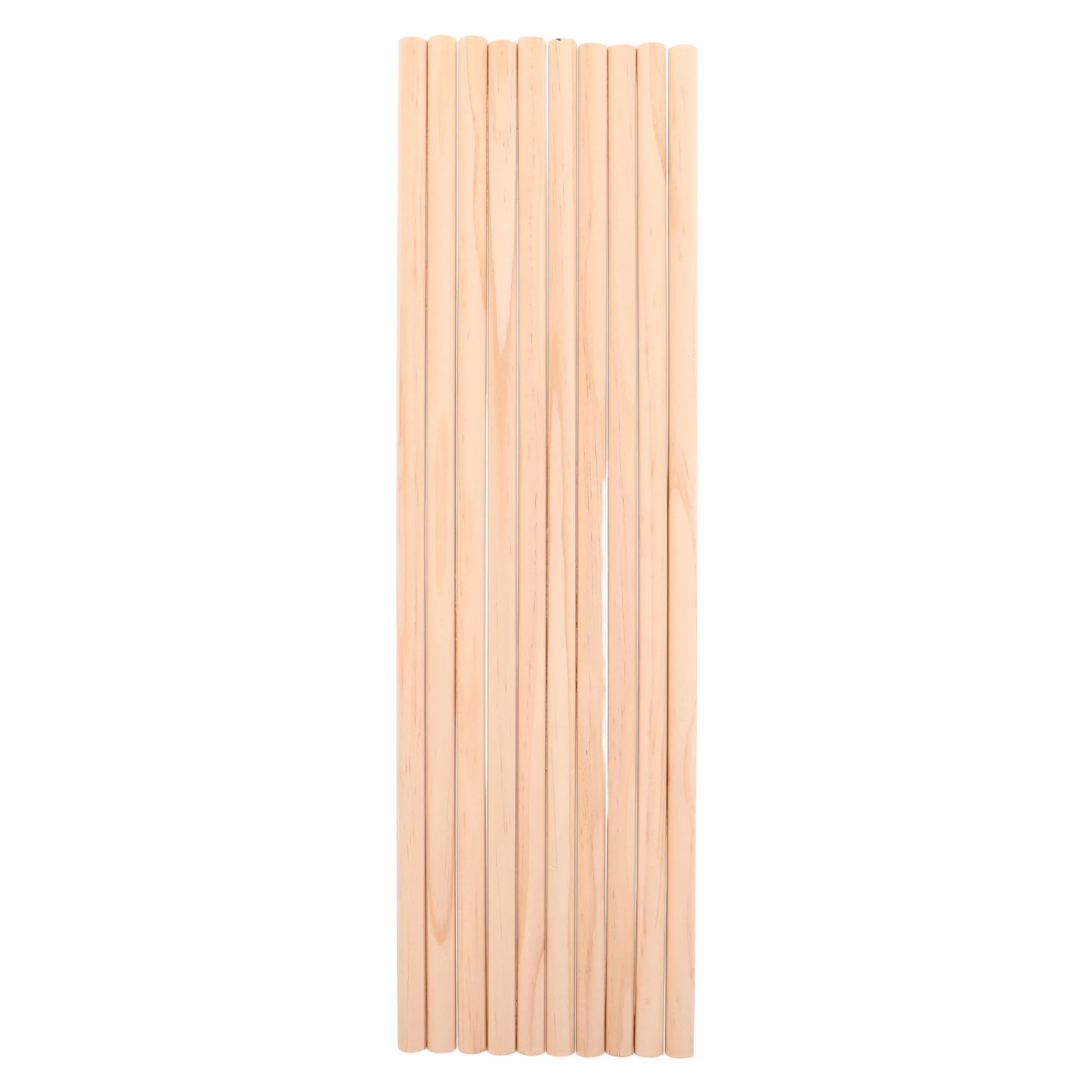 

10Pcs Natural Wooden Garden Stakes Plant Support Indoor Outdoor Climbing Flowers Tomato Trellis Rods Plant Pole