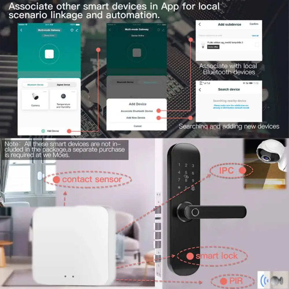 Tuya Smart Wireless Gateway For Smart Home Automation Zigbee Devices Smart Life APP Remote Control Works With Alexa Google Home