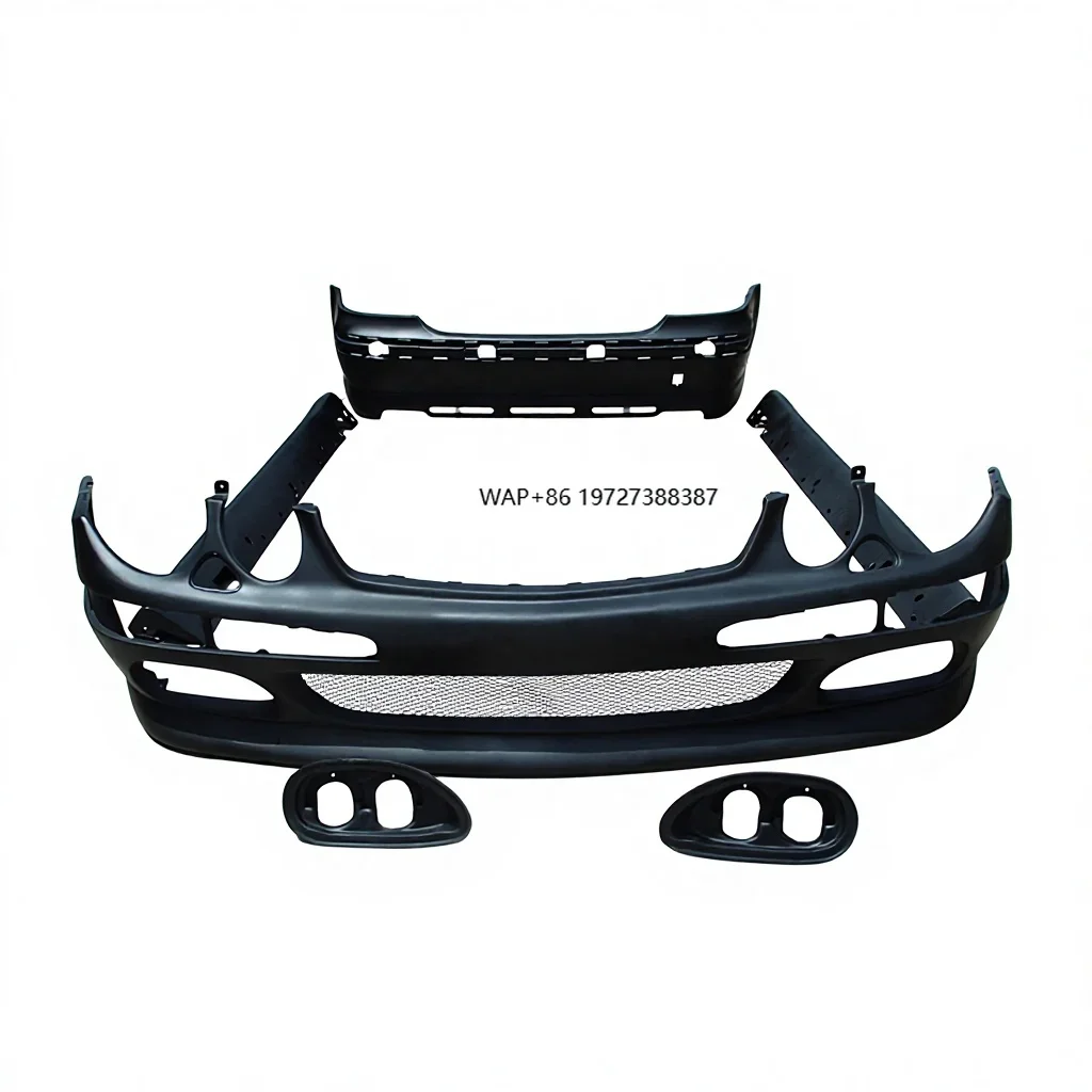 

E CLASS W211 B Style Body Kit Fit for E300 E200 Front Bumper Side Skirt and Rear Diffuser Frp Facelift