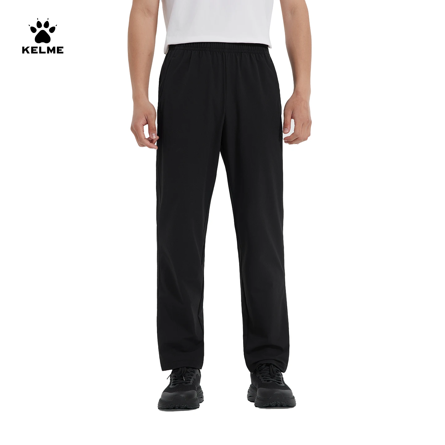 pantalon-de-sport-tisse-impermeable-pour-homme-kelme-collection-automne-2026-pantalon-de-course-et-d'entrainement-a-jambe-droite-et-elastique