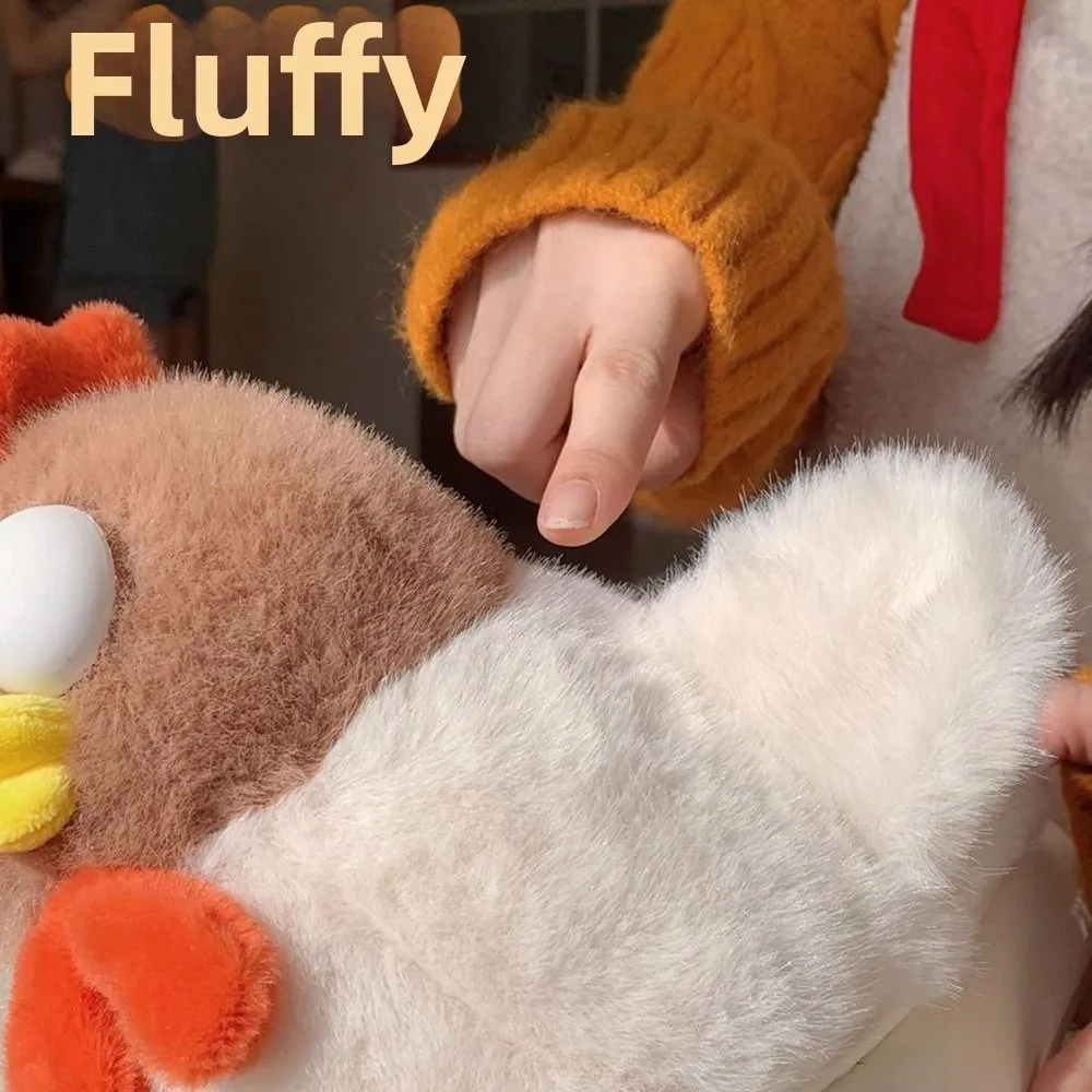 Cute Fluffy Chick Slippers Memory Foam Comfortable Winter Women's Slippers Animal Warm Men's Cotton Shoes House Indoor Outdoor