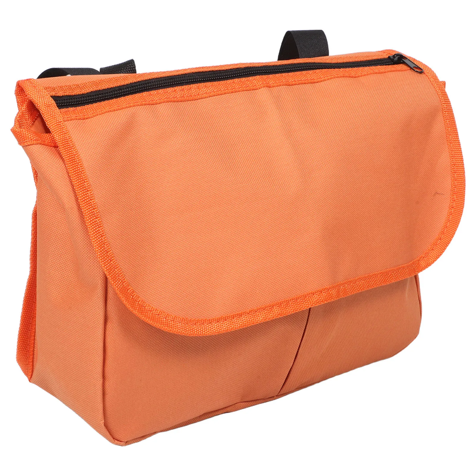 

Сумка для хранения на инвалидной коляске, 1 шт., оранжевая, с высокой видимостью, боковой органайзер для инвалидных средств, путешествий, реабилитации, прочная подвесная сумка