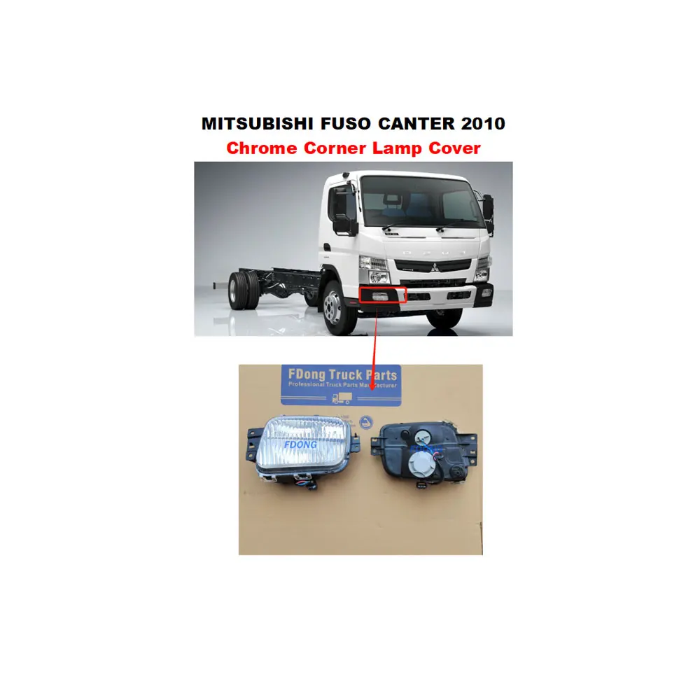 FDONG 1 Pcs Fog lamp Fog Light Front Bumper Car Light For MITSUBISHI Canter FUSO 2005-2011 Replaces MK435071，MK435072