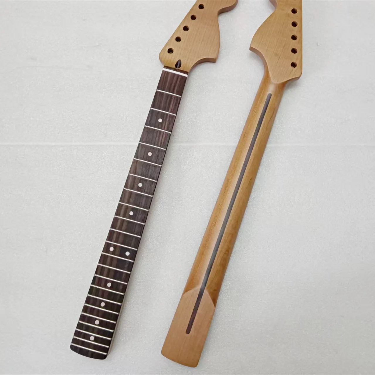 24 Inch Scale Length Big Head Neck Roasted Maple Rosewood Fretboard 610mm Guitar Neck