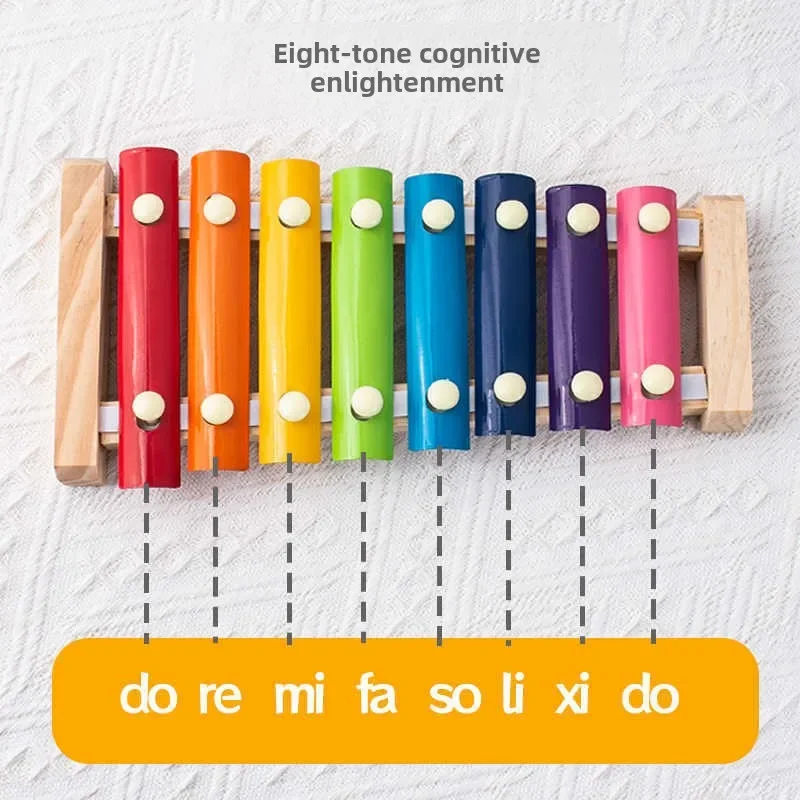 Eight-tone piano children's musical instrument music toy baby percussion instrument xylophone