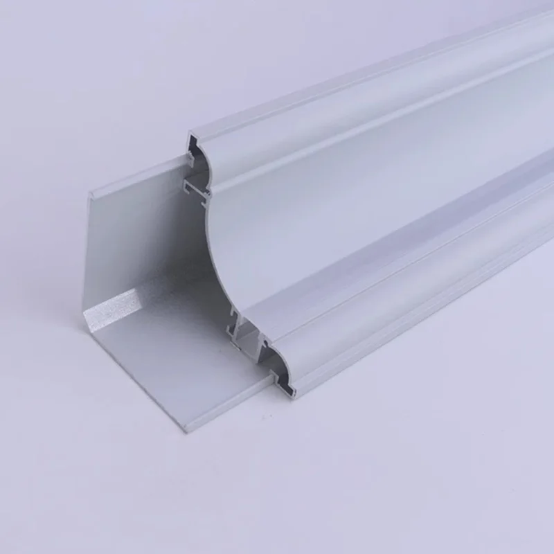 Aluminum Profile 1M Indirect Light Molding Ceiling Gypsum Linear Lamp Single Luminous Free Ceiling Led Aluminium Lamps