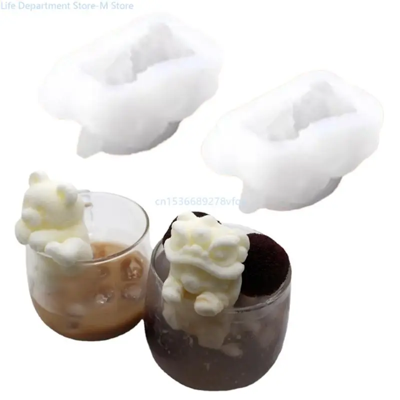 

Kitchen Bear Ice Tray Hangable and Flexible Silicone Ice Moulds