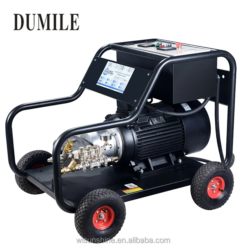 Portable Electric High Pressure Cleaner 7.5Kw 250Bar Industrial Commercial Car Washing Machine with Italy Annovi Reverberi Pump