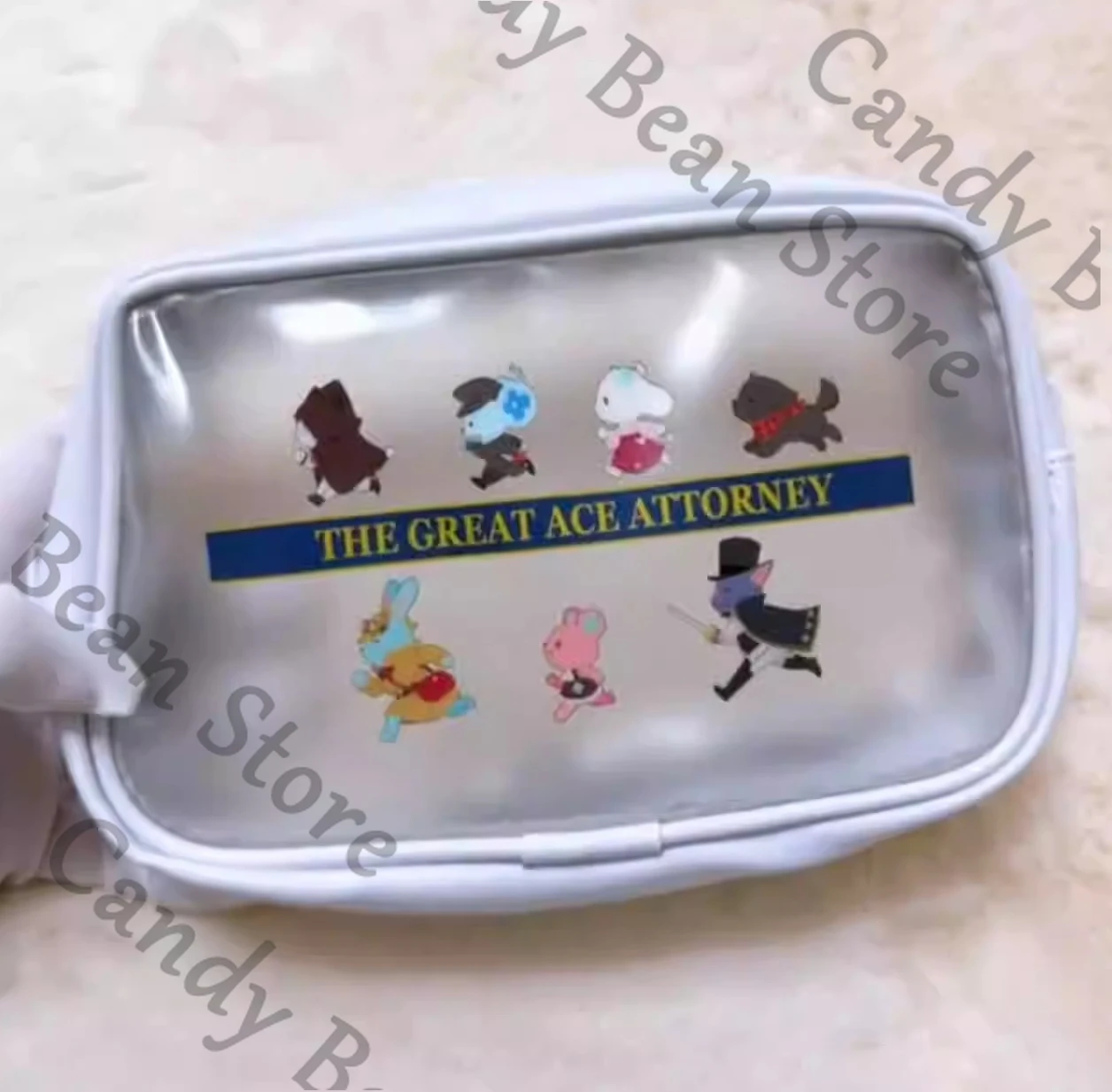 Anime Ace avocat Ryunosuke Naruhodo Mikotoba Susato Barok Van Zieks Cosplay sac en Pvc dessin animé sacs de rangement cosmétiques cadeau de noël