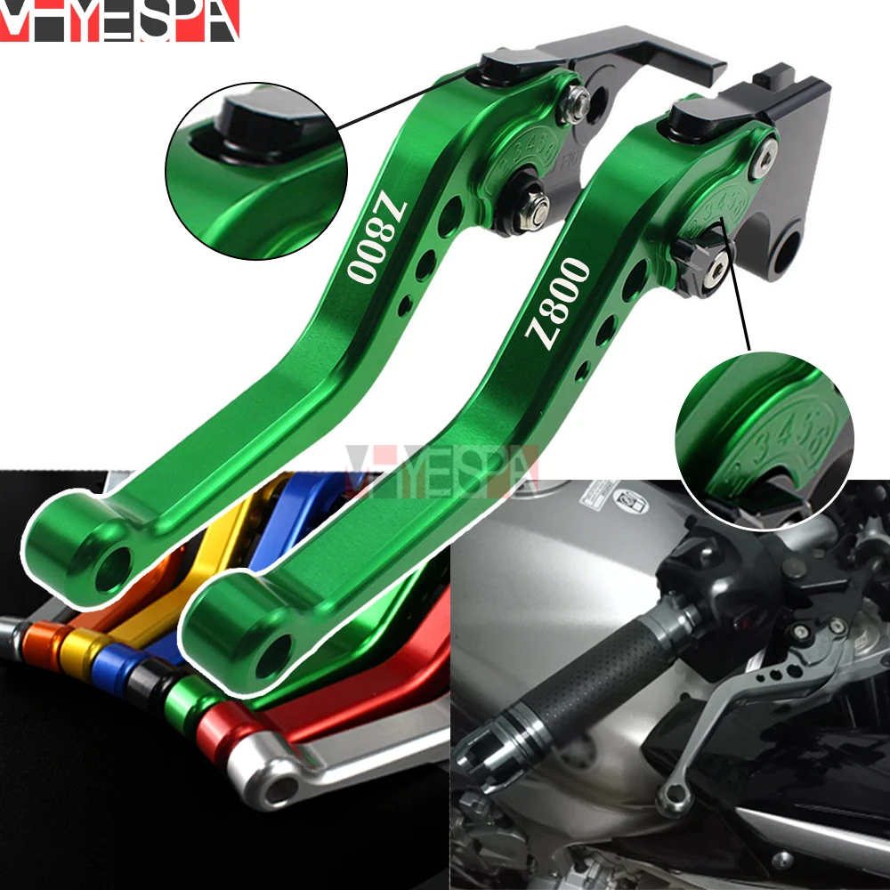 

Motorcycle Adjustable Handles Lever Short Brake Clutch Levers For Kawasaki Z800 E version 2013 2014 2016 2015