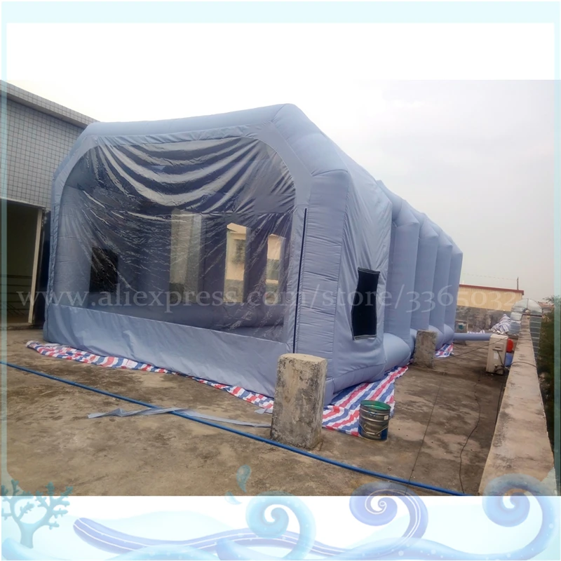 10*5*3.5 Meters Outdoor Hot Sale New Design Inflatable Car Tent, Inflatable Spray Booth Paint Booth For Sale