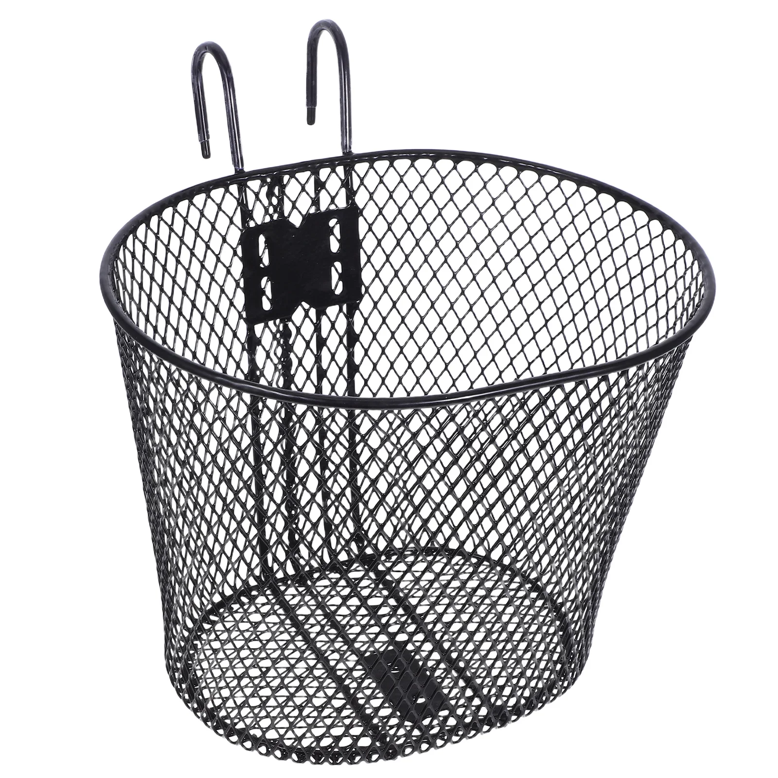

Durable Iron Bike Front Basket for Kids Adult Smooth Surface Anti Corrosion Sturdy Cycling Part Hook Design Easy Installation