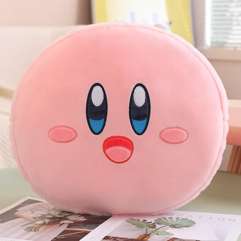 42cm Anime Kirby Kawaii peluche cuscino morbido e confortevole divano cuscino da tavolo bambini divertenti animali di peluche decorazione della