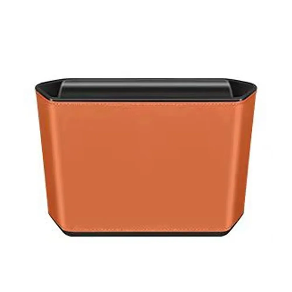 

Кожаный автомобильный мусорный бак, водонепроницаемый, компактный, с креплением на подстаканник, износостойкий, органайзер для двери автомобиля, автоаксессуар