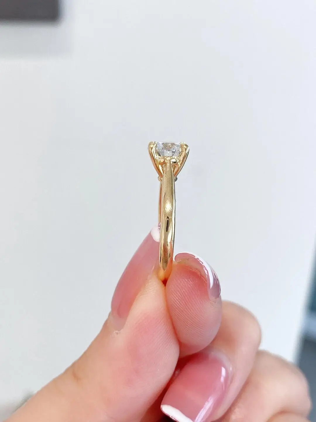 14K Gold Lab-Grown Diamond Solitaire 4-Prong 2CT Engagement Ring IGI CVD HPHT Platinum Women's Custom Wholesale