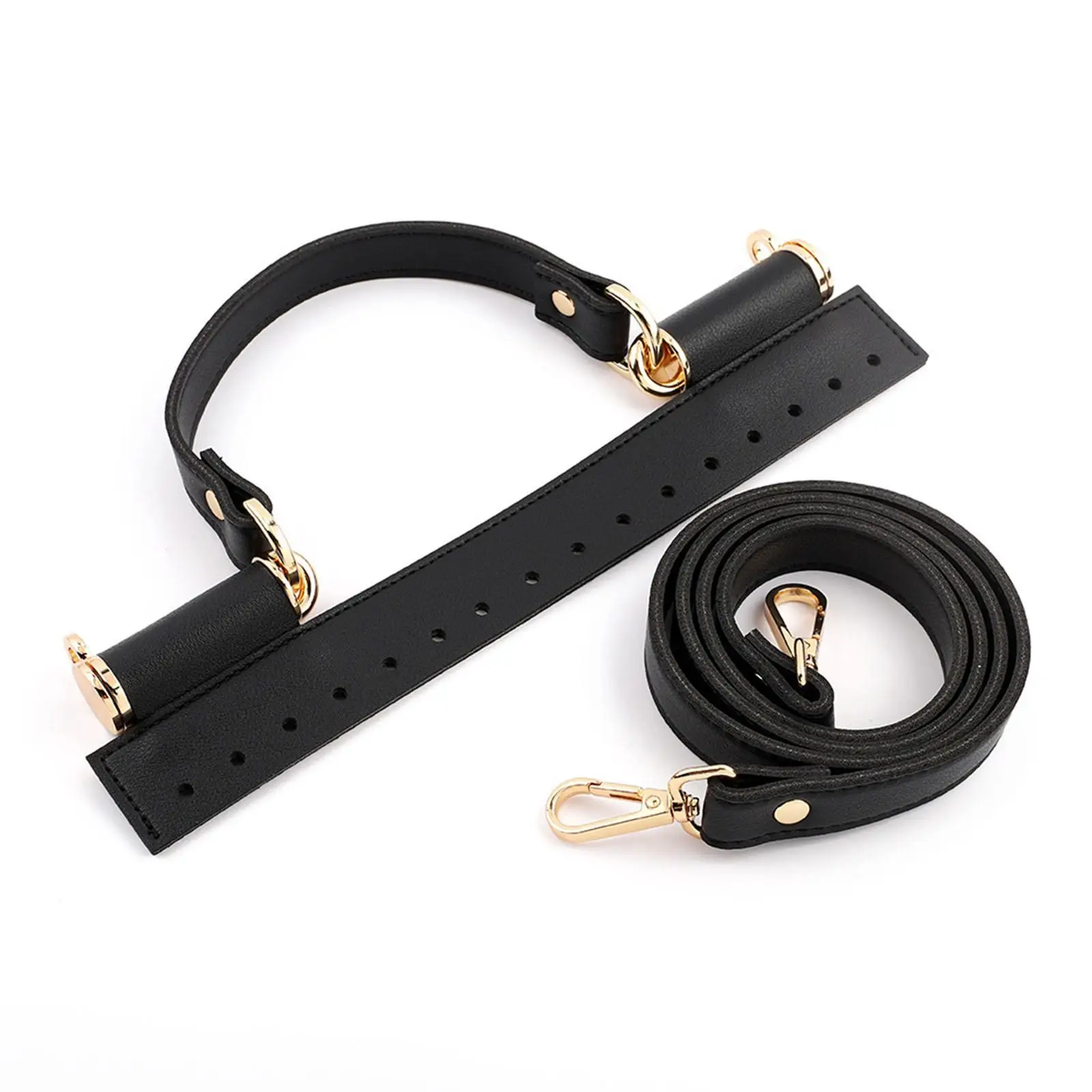 

Handbag Handles DIY Handmade Crochet Bag Strap Leather Bag Shoulder Strap Accessory PU Leather Material Suitable for Crafters