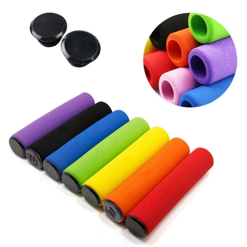 1Pair Soft Foam Sponge bmx mtb Bike Cycle Handle Handlebar Bar Grips