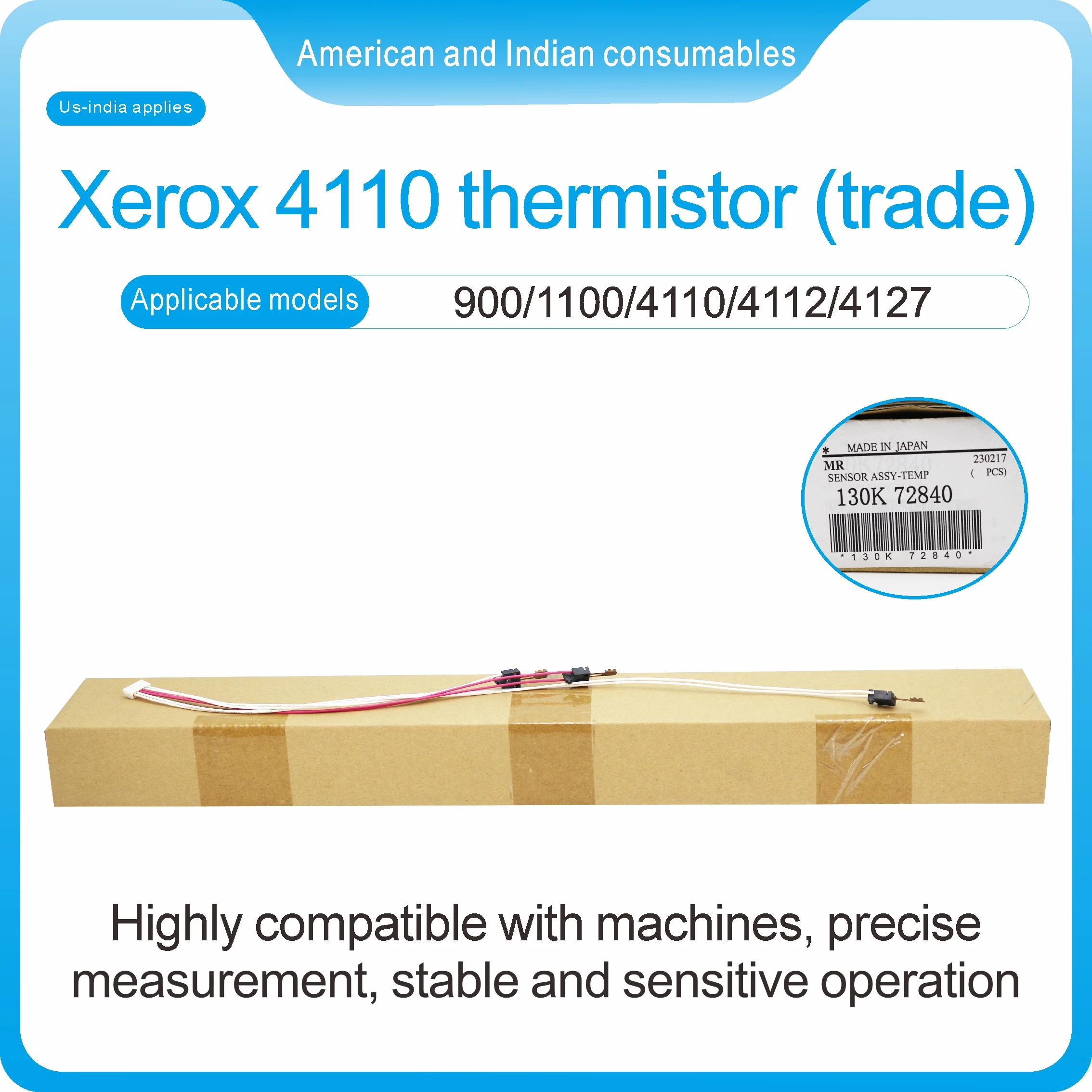 

Термистор Xerox 4110 (торговое) Применимые модели 900/110014110/4112/4127