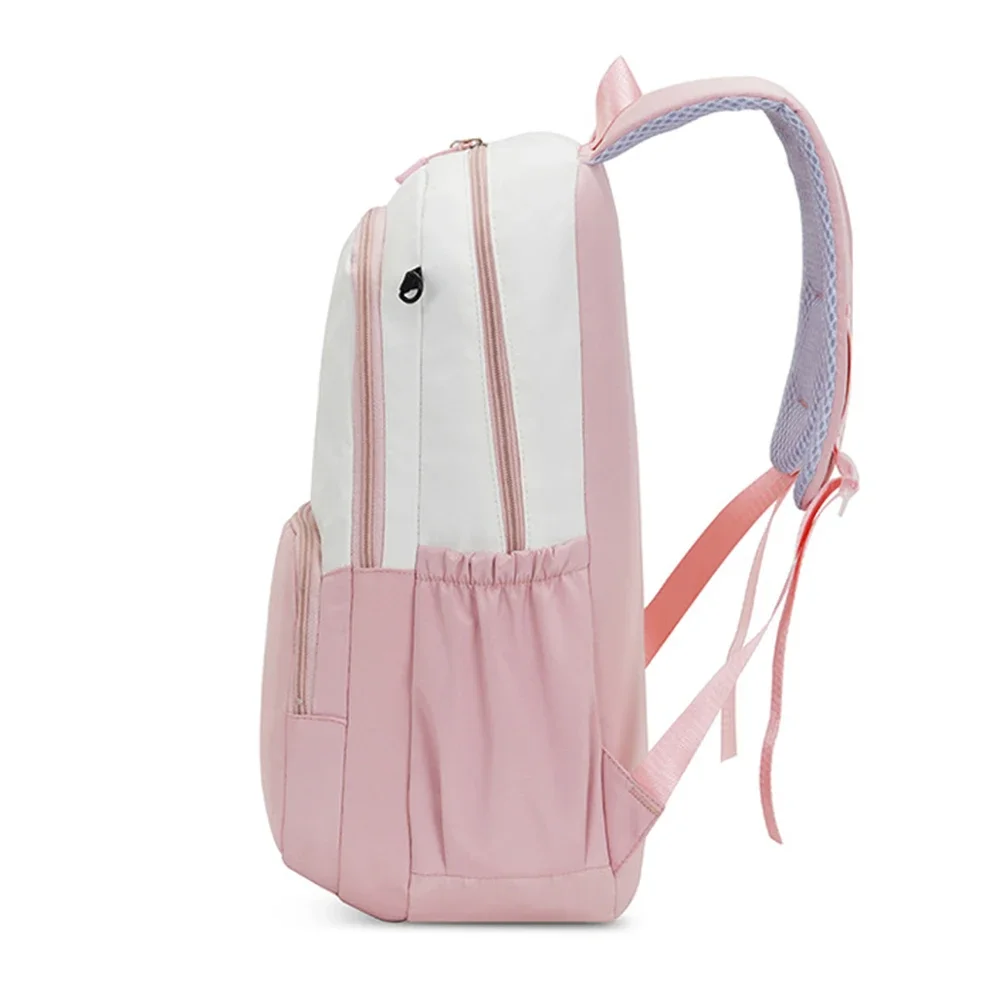 KPop شيطان الصيادين أنيمي المدرسية 2 قطعة حقيبة الكتب مقلمة أكياس الكتب المحمولة الكرتون الشكل على ظهره مدرسة السفر حقيبة التخزين #4