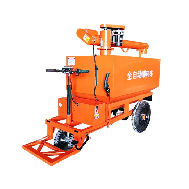 Automatic feeding truck Feeder Electric three-wheel feeding truck Pig farm feed feeder