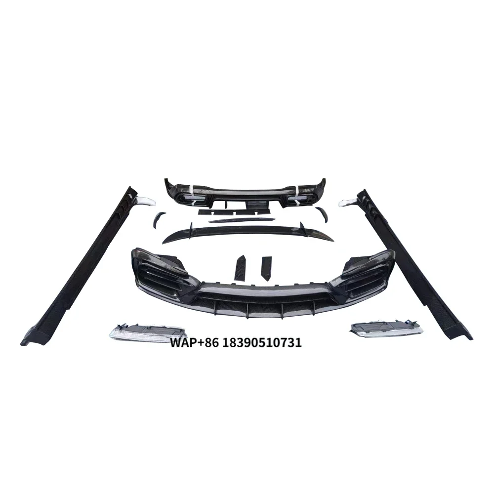 Carbon Fiber Wide Bodykit Car Bumpers Fenders Compatible with GT63 4 Doors
