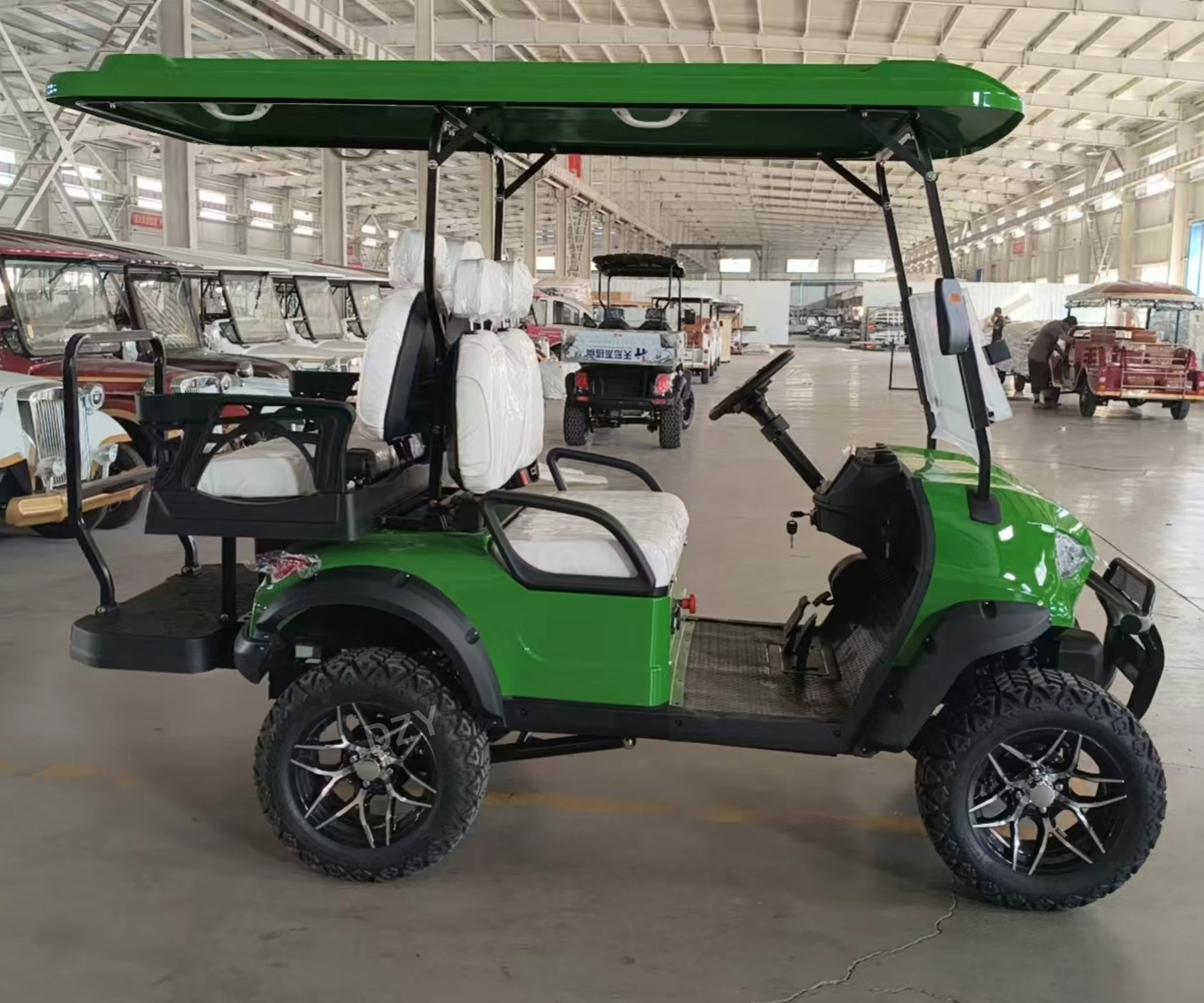 Best Seller Electric Utility Vehicle 4 Seats Electric Cargo Truck Golf Cart with Luggage Box for Sale Golf Kart Electric