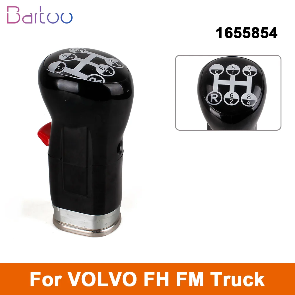 

8 Speed+R+C Truck Manual Gear Shift Lever Knob With Gearbox Splicer Switch Gear Stick Head 1655854 For VOLVO FH FM TRUCK TS017