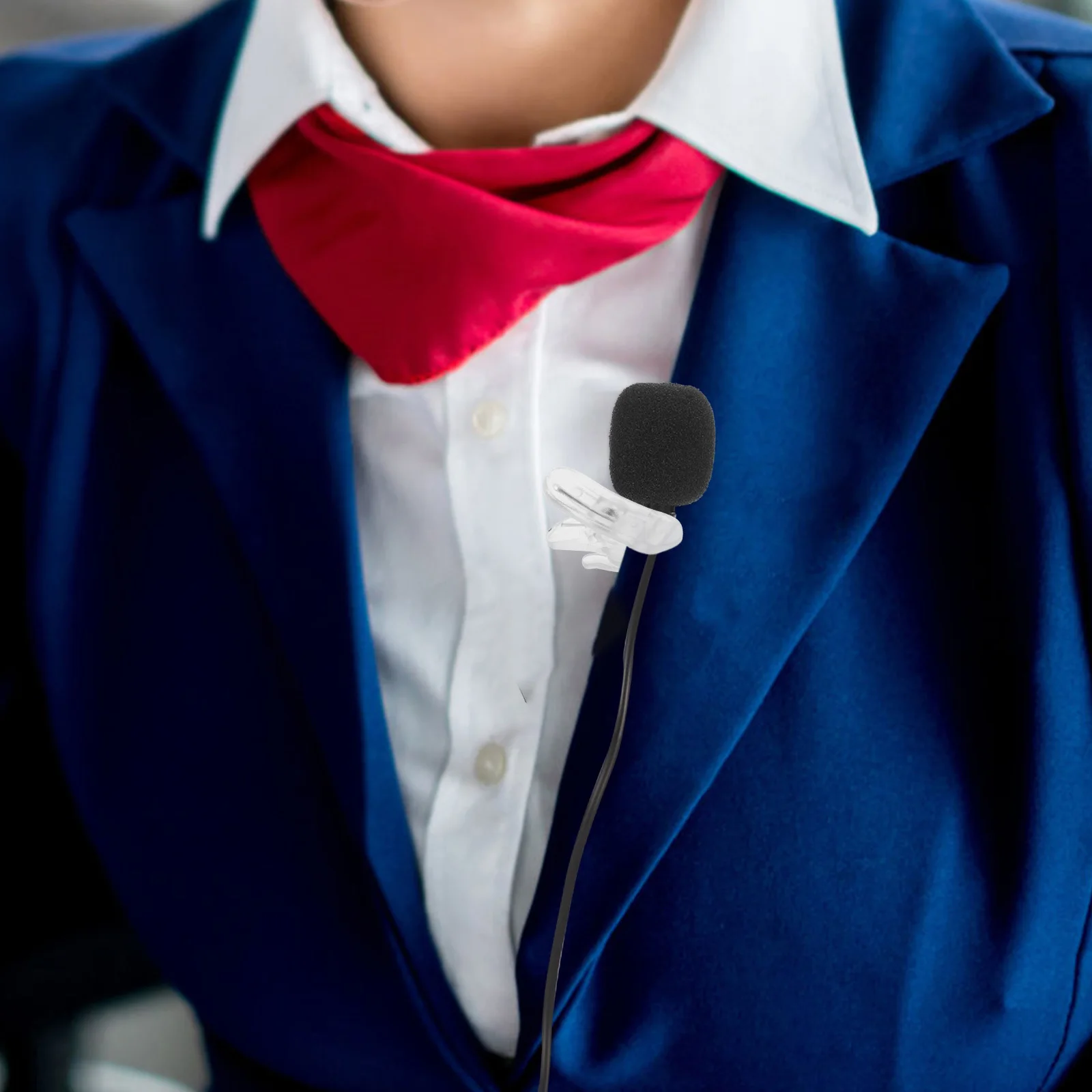 

50pcs Microphone Clip Universal Lapel Mic Holder For Shirt Collar Tangle-Free Cable Management Durable Plastic Spring Clips