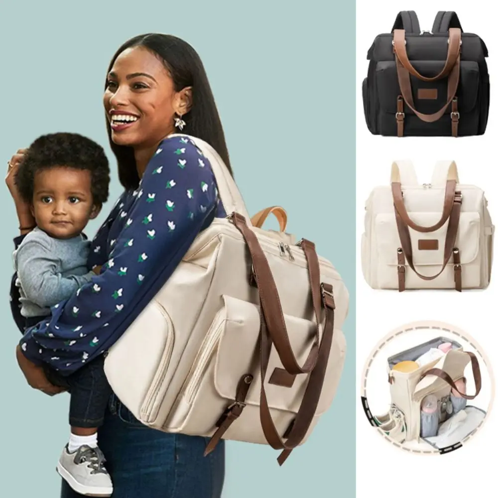 

New Large Capacity Mother and Baby Bag Multifunctional Insulation Mommy Bag Three Use Ultra-light Maternity Bag