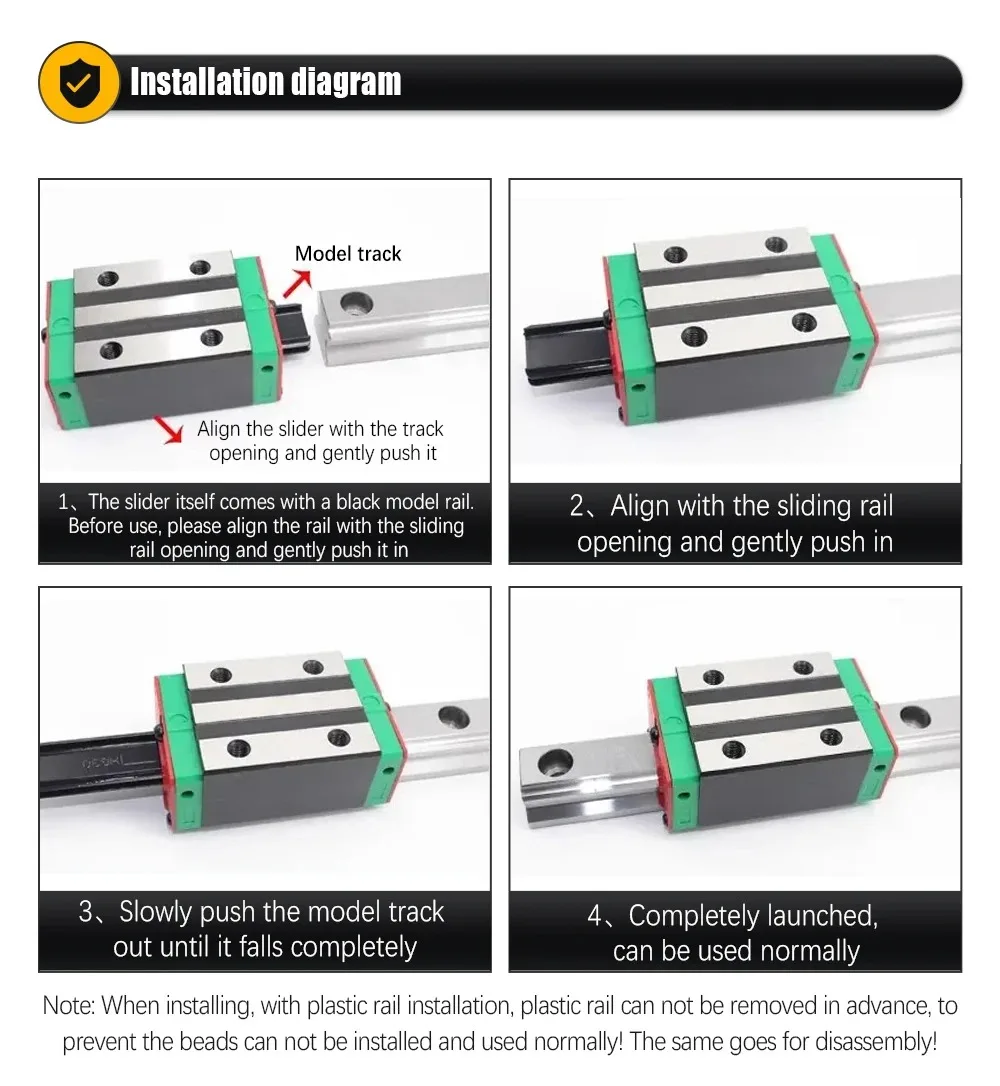 EGH15CA EGW15CC EGH15SA EGW15SC EGH20CA EGW20CC EGH20SA EGW20SA EGW25CC EGH25CA Linear slider block EGR Square Guide Rail