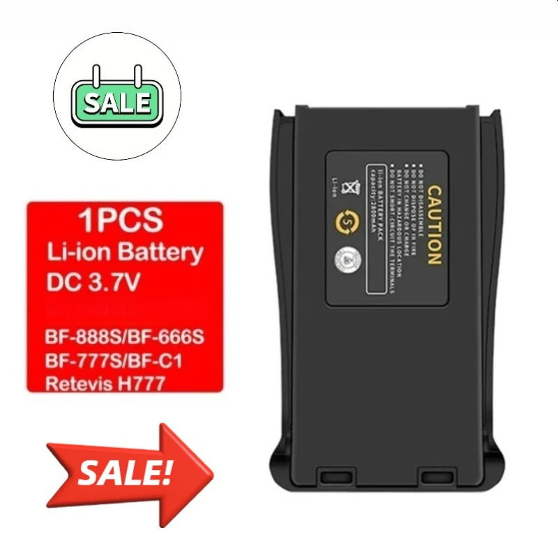 

For Baofeng BF-888S 777S 666S Lithium Battery BL-1 Walkie-Talkie Battery