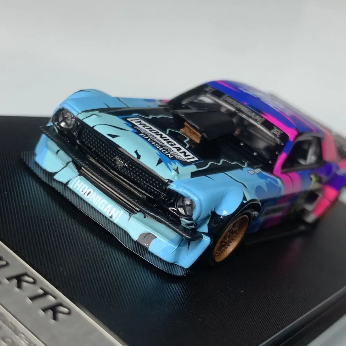 SW Diecast 1/64 Scale HOONICORN Ken Block 1965 Alloy Car Model Ford Mustang Play Vehicles Toys for Boys Original Box - view 4