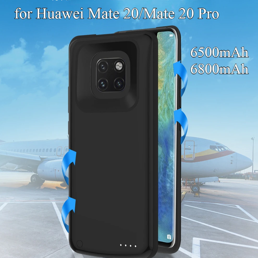 

6800mAh Power Bank Battery Charger Case for Huawei Mate 20 Pro Power Bank Charging Case Cover for Huawei Mate 20 Mate20 Pro Case