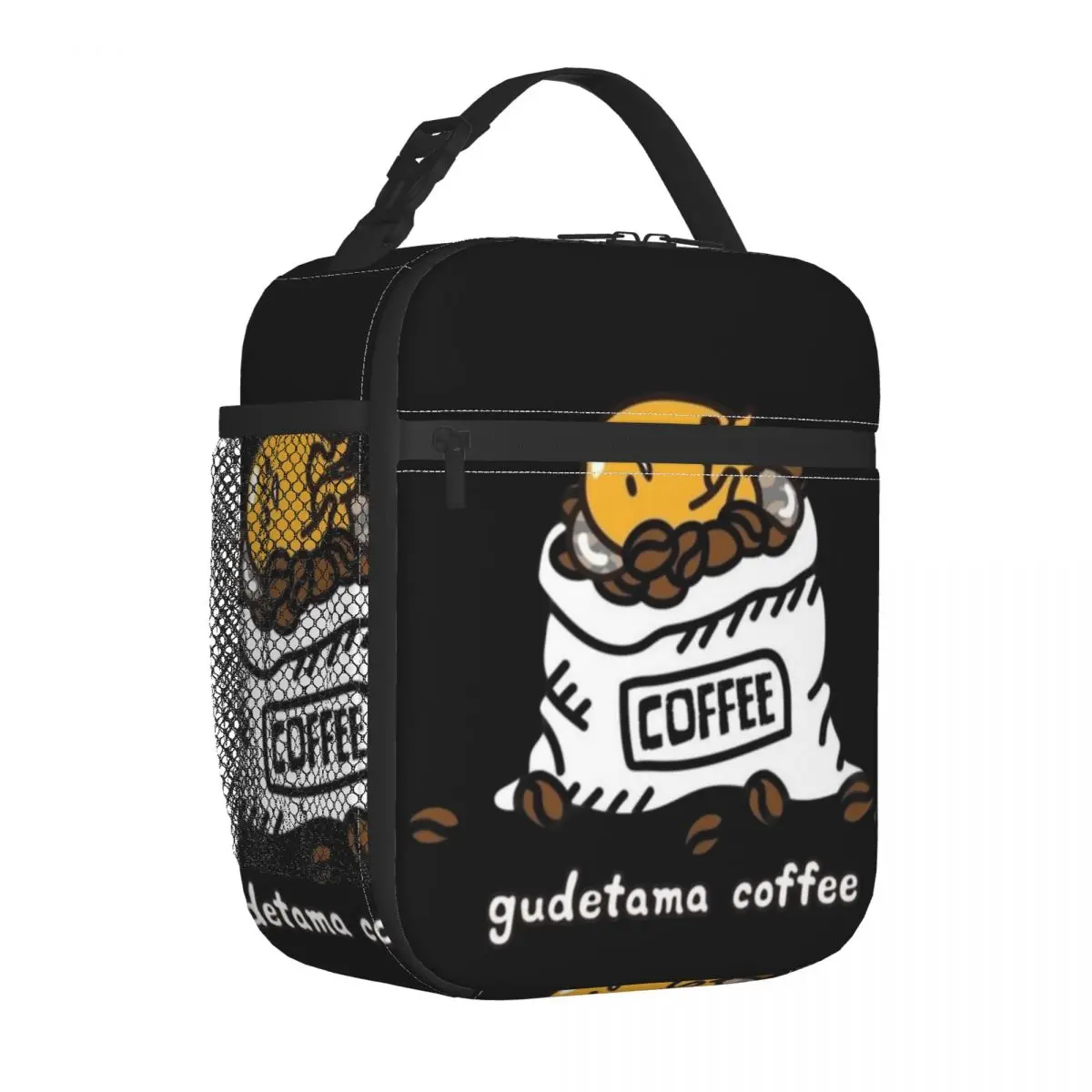 

Lazy Egg Coffee Insulated Lunch Bags Thermal Bag Lunch Container Lazy Egg Large Tote Lunch Box for Men Women School Outdoor