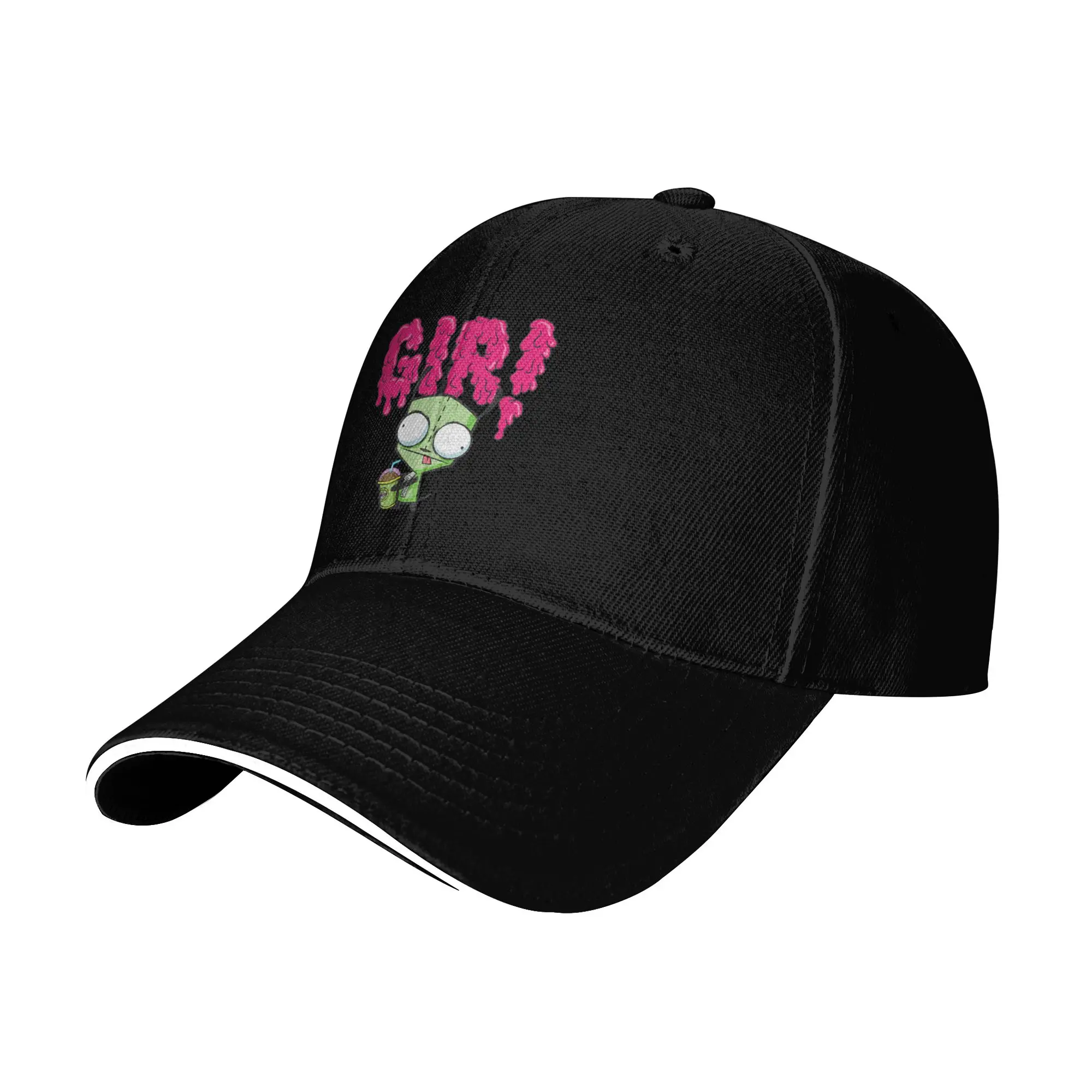 Invader Zim Gir Slime Baseball Cap Hip Hop  Sandwich Hat for Men Women Polyester Caps Hat Outdoor