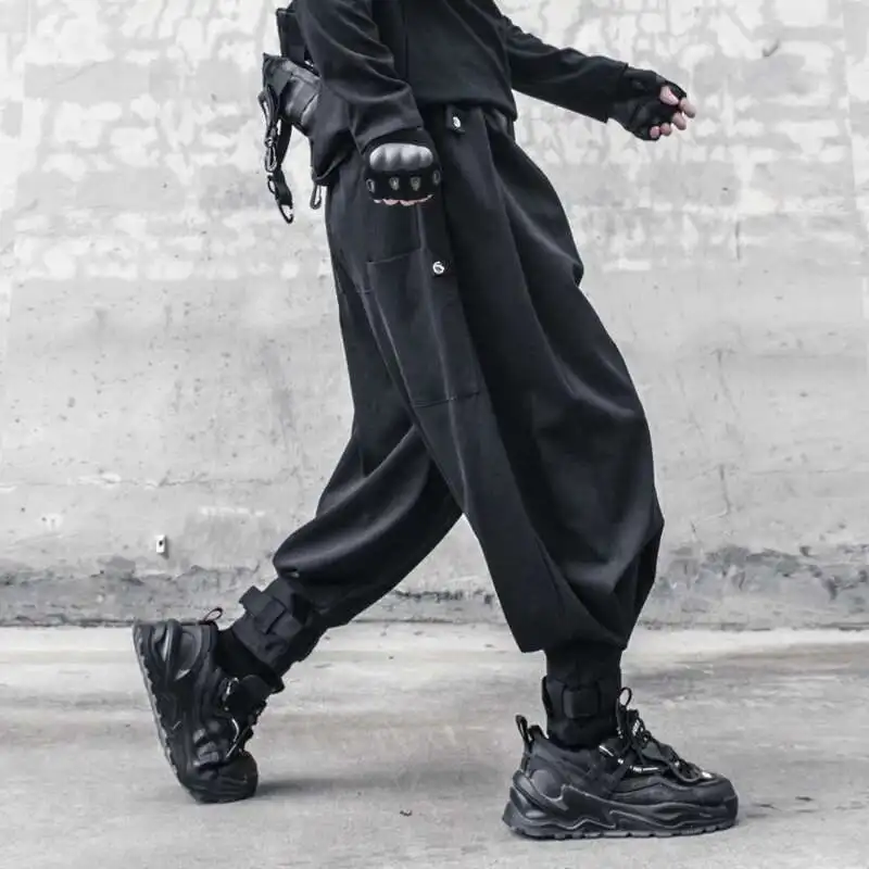 Foot Hanging Loose Feeg New Fashion Autumn Harun Clothes Bound Niche Design Sense Dark Trend Men's Pants
