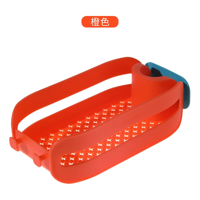 Faucet Rack Useful Things for Kitchen Organizer Snap-on Faucet Shelf Bathroom Accessories Free Installation Sink Storage Home