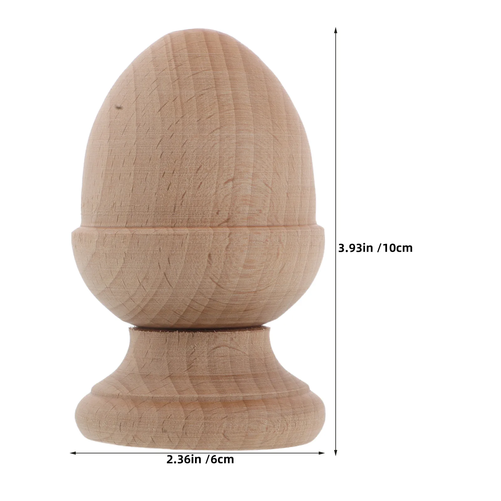 Wooden European Style Stair Railing Finials – 2pcs Home & Christmas Decor
