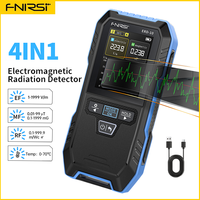 FNIRSI ERD-10 4-IN-1 Electromagnetic Radiation Detector Electric and Magnetic Field Strength RF Power Temperature Monitor