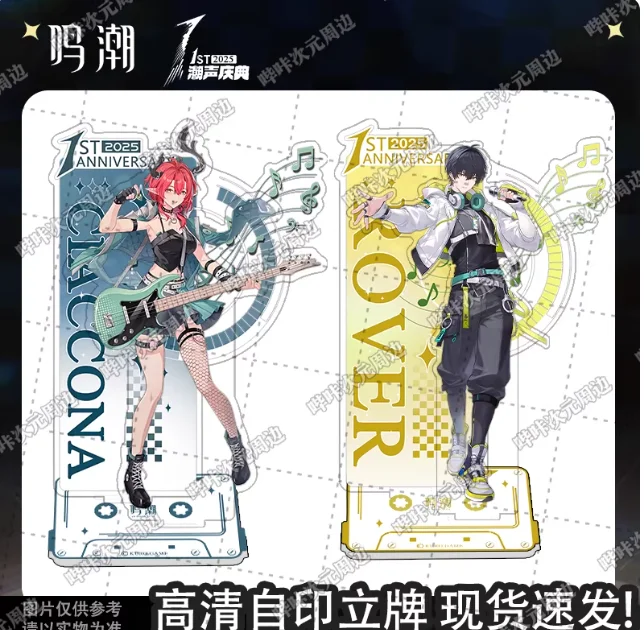 Anime Wuthering Waves Carlotta Montelli Zani 16cm Acrylic Stand Figure Model Plate Cosplay Collection Desktop Decor Gifts BKCY