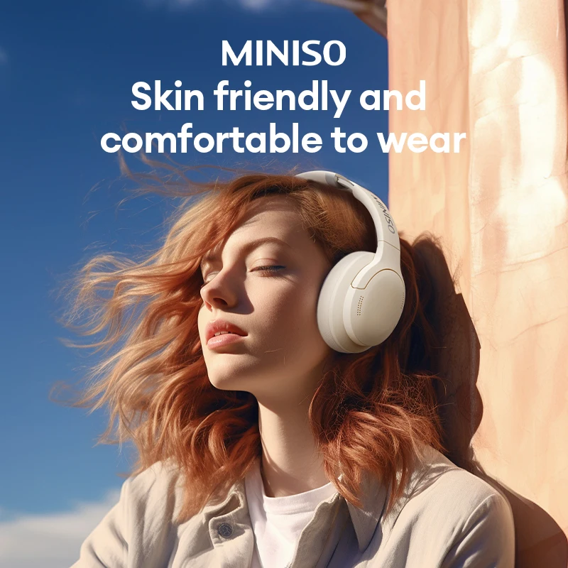 Miniso Mcd 01S Draadloze Bluetooth 5.3 Koptelefoon Outdoor Reizen Draagbare Opvouwbare Headset Hifi Geluid Lange Uithoudingsvermogen Oortelefoon