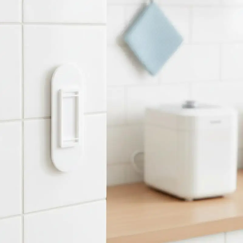 NEW Self Adhesive No Drill Power Strip Holder Removable Wall Mount Socket Organizer For Home Office Dorm Kitchen Storage Gadget