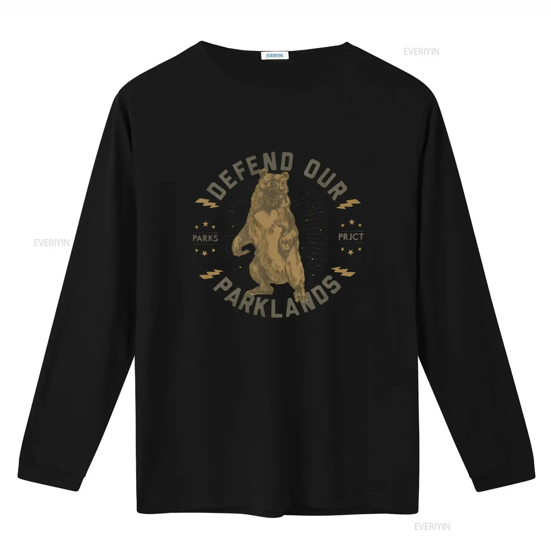 Parks Project Defend Our Parklands Bear Print T shirt Orange Size XL vintage Washed Soft designer clothes Breathable Slightly