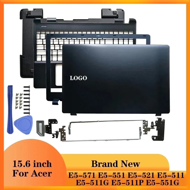 

NEW For Acer E5-571 E5-551 E5-521 E5-511 E5-511G E5-511P E5-551G Laptop LCD Back Cover/Front bezel/Hinges/Palmrest/Bottom Case