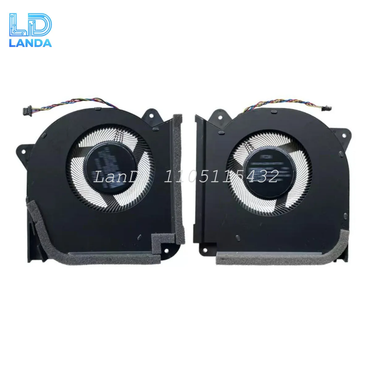 

Охлаждающий вентилятор процессора и графического процессора для Asus G733CW G733CX DFSCL42P165937 DFSCL42P065937 12 В